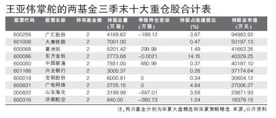 王亚伟最新仓位曝光，深度探究投资布局与市场动态